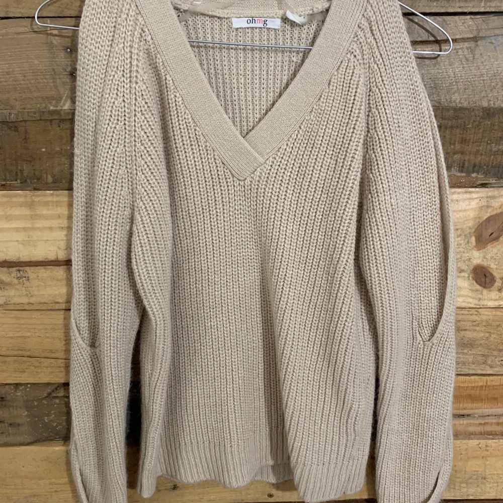 Open Shoulder Sweater